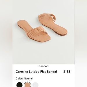 Reformation sandals. New, never been worn, in box. Women’s 8.5, runs narrow.
